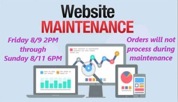 Website Maintenance This Weekend
